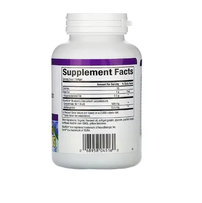 BlueRich, Concentrado de Mirtilo, 500 mg, 90 Cápsulas, Natural Factors