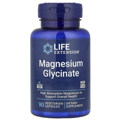 Magnésio Glicinato, 90 Cápsulas, Life Extension