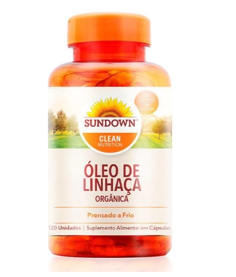 Óleo de Linhaça, 1000mg, 120 capsulas, Sundown
