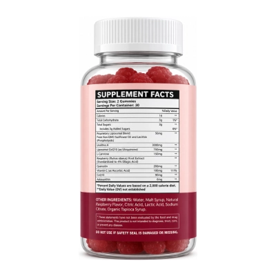 Liposomal Urolithin A 3000mg, Energia, Vitalidade e Longevidade, 60 Gomas, Aouewnk