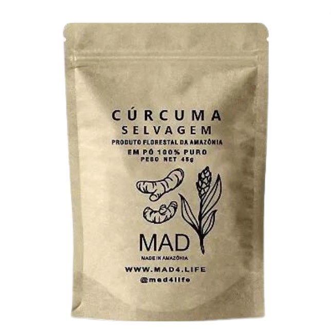 Cúrcuma Selvagem em Pó, 44g, MAD