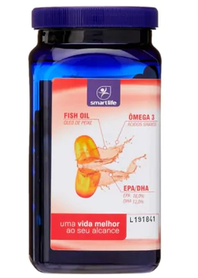 Ômega-3, Fish Oil 5000mg, 120 Cápsulas, Smart Life