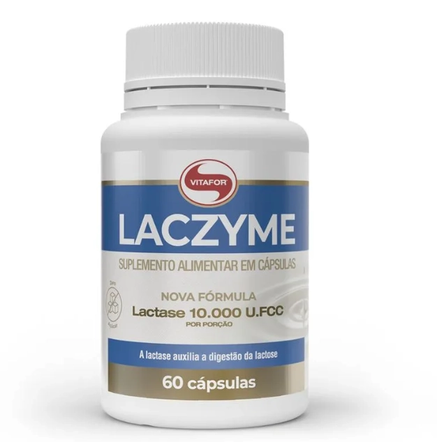 Laczyme, Auxilia na Digestão da Lactose 60 Capsulas, Vitafor