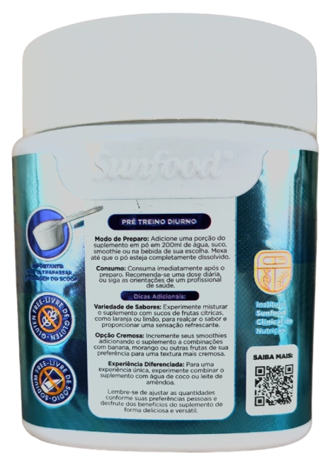 Energymax DIA, 240g solúvel, Sunfood