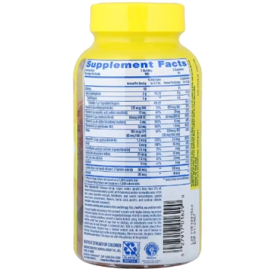 Gummy Vites, Multivitamínico Diário Kids, 190 Gomas de Frutas, L'il Critters