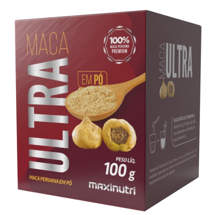 Maca Ultra em Pó, 100g, Maxinutri