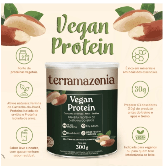 Vegan Protein, 300g, Terramazonia