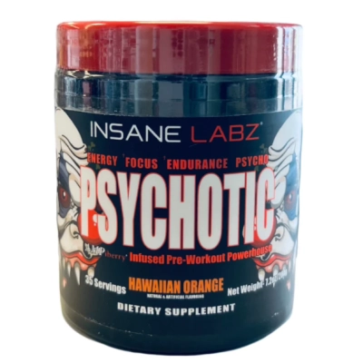 Pre Treino Psychotic Red, Sabores, Insane Labz