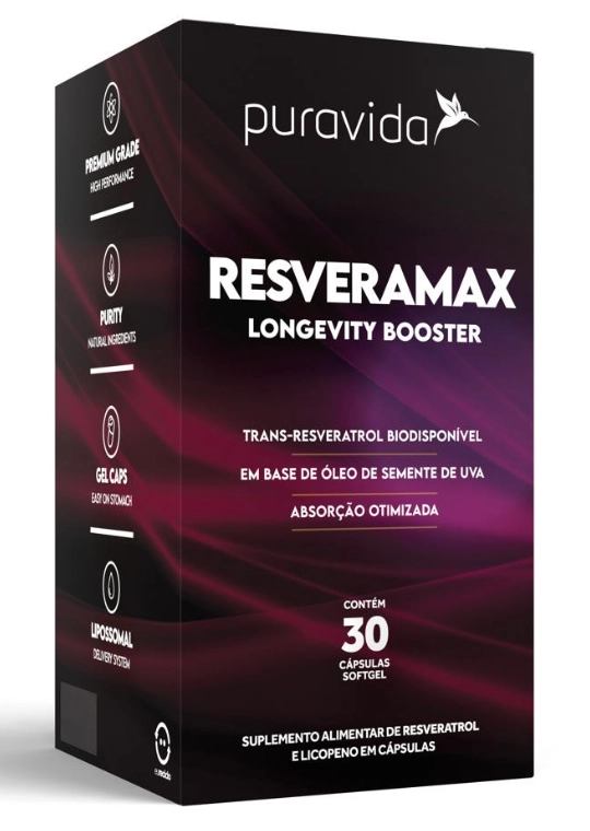 Resveramax, 30 Cápsulas, Puravida