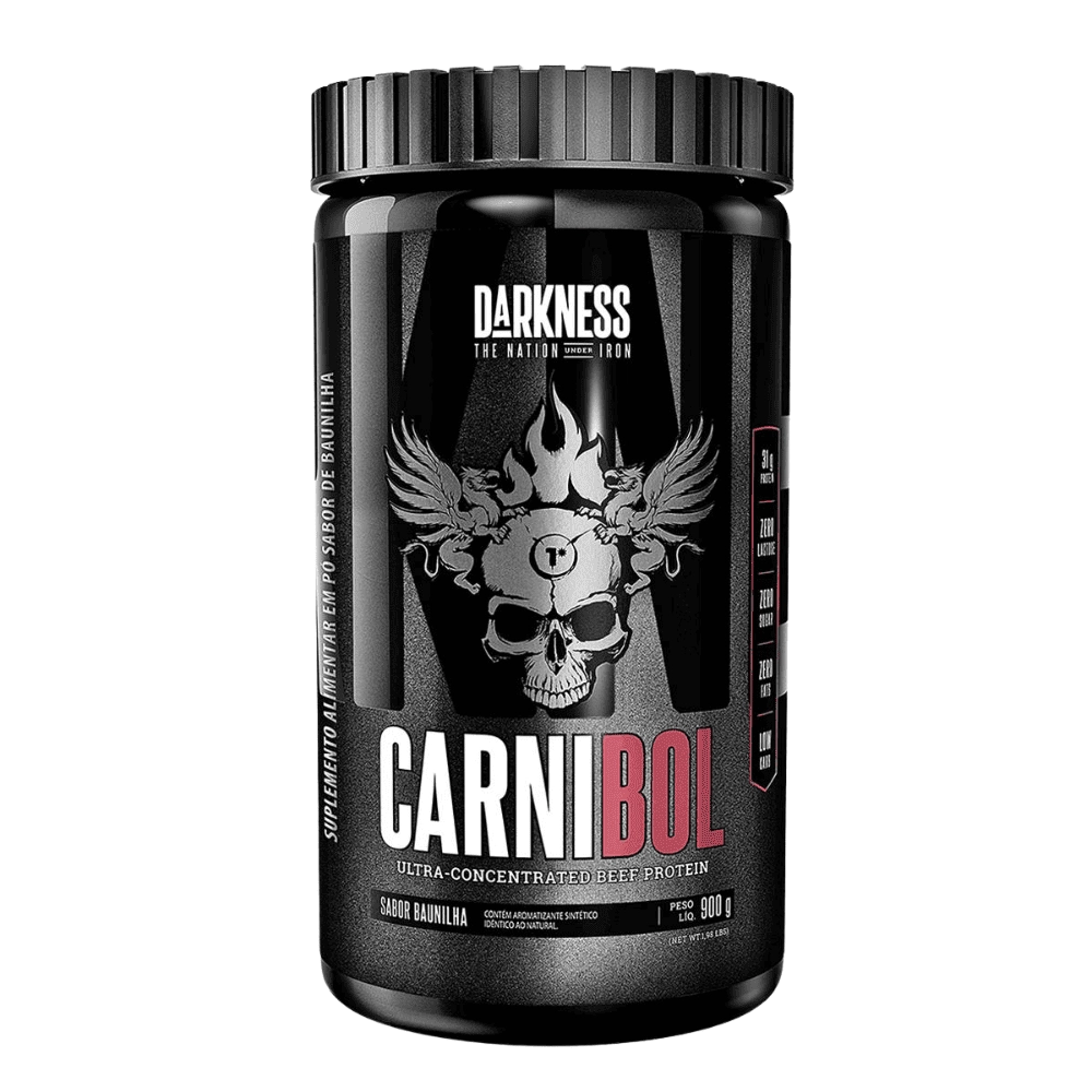 Proteína Isolada de Carne 900g Carnibol, Sabores - Darkness