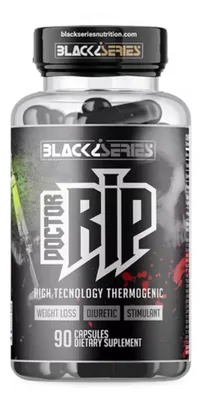 Termogênico Doctor Rip 90 Cápsulas, Black Series