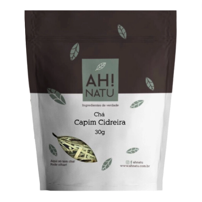 Chá de Capim Cidreira, 30g, Ah! Natu