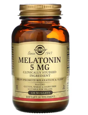 Melatonina 5mg, 120 Comprimidos, Solgar
