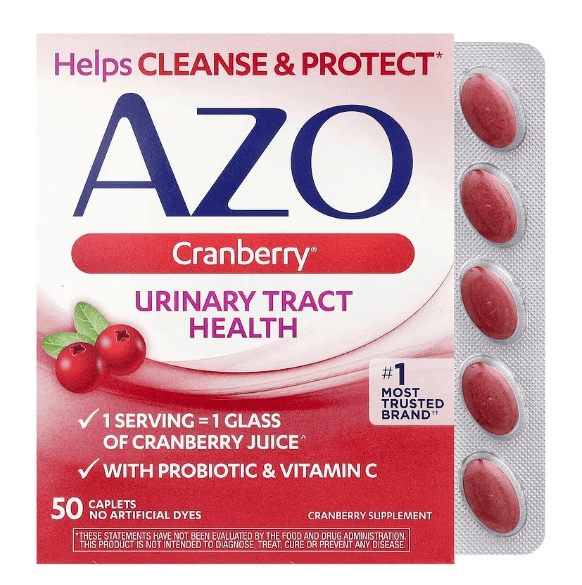 Cranberry Saúde do Trato Urinário, 50 Cápsulas, AZO