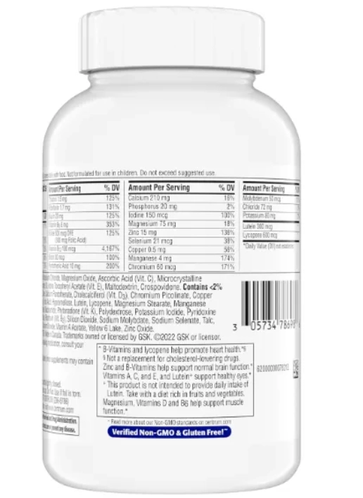 Centrum Minis Silver, Homens 50+, 280 Comprimidos