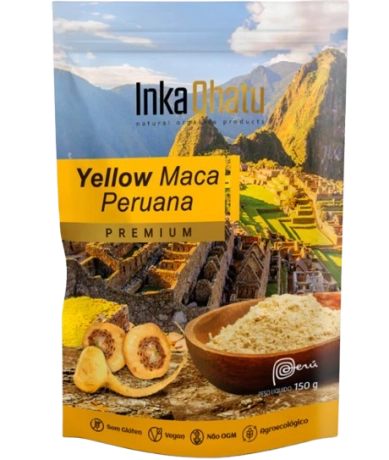 Yellow Maca Peruana Premium, 150g, Inka Qhatu