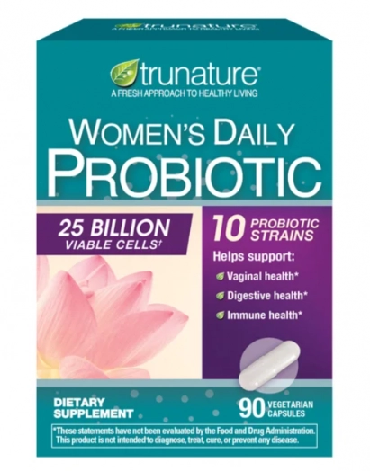 Probiótico Diário Feminino, 90 Cápsulas, Trunature