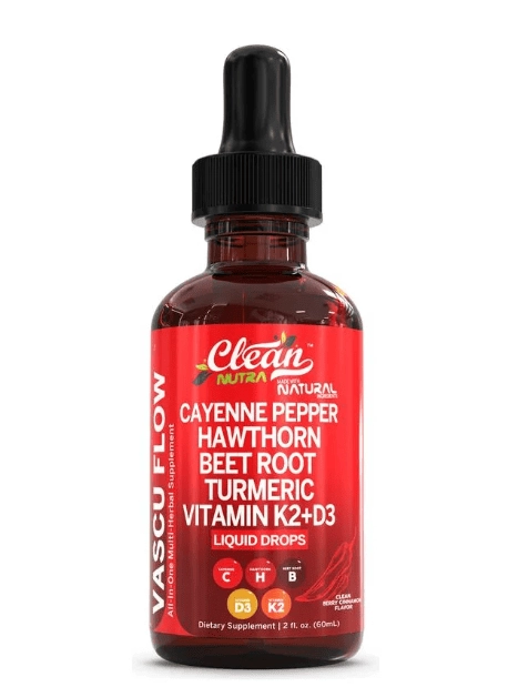 Cayenne Pepper Drops com Cúrcuma, Berberina e Vitamina D2 K3, 60ml, Clean Nutra