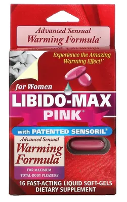 Libido Max Pink for Women, Libido Feminino, 16 softgels, Applied Nutrition