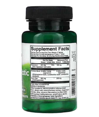 Pro-Oxy-Biotic, 60 comprimidos, Swanson