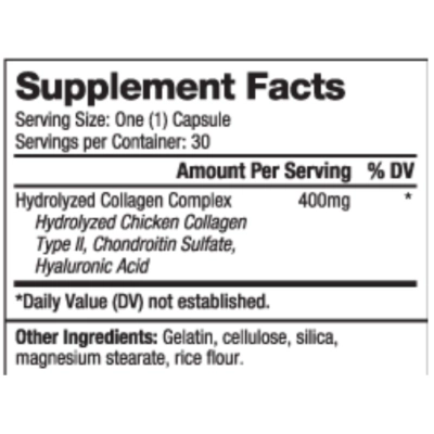 Ácido Hialurônico 40mg, 30 Cápsulas, Biovea