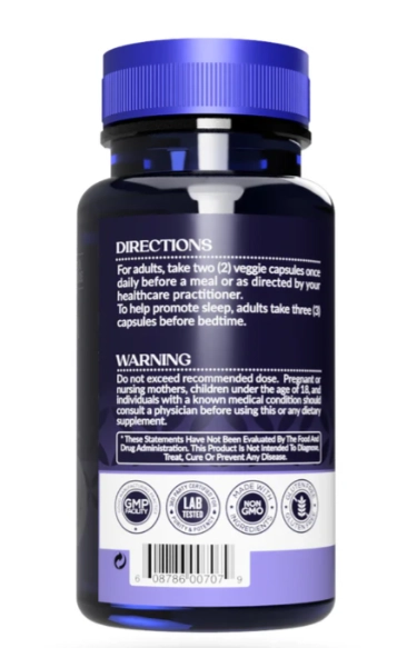 Magnésio Citrate, 1500mg, 60 Capsulas, Earth's Creation