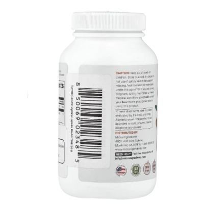Pure Turmeric Curcumin 95, Cúrcuma Pura Curcumina 1000mg, 120 Cápsulas, Micro Ingredients