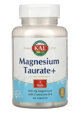 Magnésio Taurato+, 400mg, 90 Comprimidos, KAL