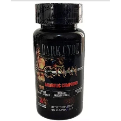 Conan, Para Ganho de Massa Muscular, 60 Cápsulas, Dark Cyde