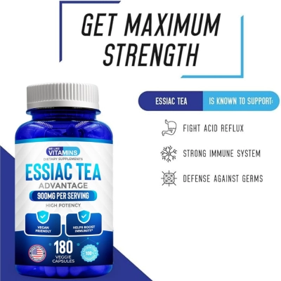 Essiac Tea, 900mg, 180 Cápsulas, We Like Vitamins