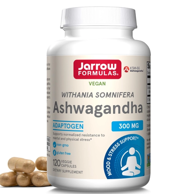 Ashwagandha 300mg, 120 Cápsulas, Jarrow Formulas