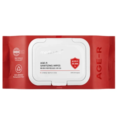 Lenço Higienizador, Demaquilante Age-r Santizing, Medicube