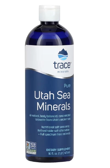 Minerais Marinhos Puros de Utah, 473ml, Trace Minerals