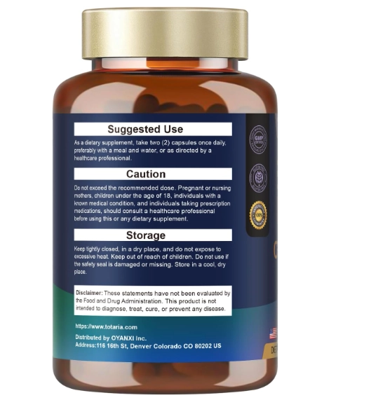 Óleo de Semente Preta, 25 em 1, Com Musgo Marinho, Shilajit, Ashwagandha e Mais, 120 cápsulas, Totaria Health