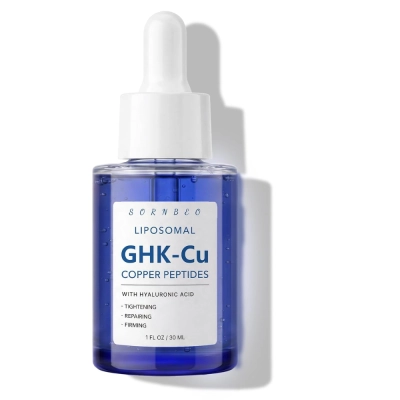 Sérum Facial de Peptídeos de Cobre com GHK-Cu Lipossomal 2%,  30ml, Sorndeo