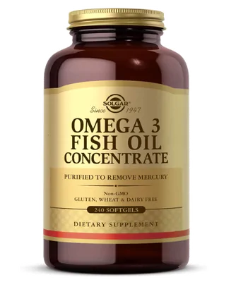 Ômega-3 2000mg, Ácidos Graxos EPA 320mg e DHA 200mg, 240 Softgels, Solgar