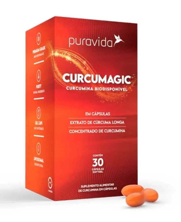 Curcumagic, 30 Cápsulas, PuraVida