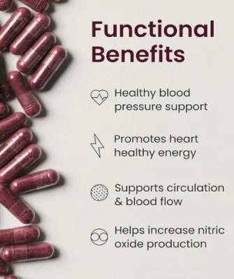 SuperBeets, Raiz de Beterraba 1000mg, 90 Cápsulas, HumanN