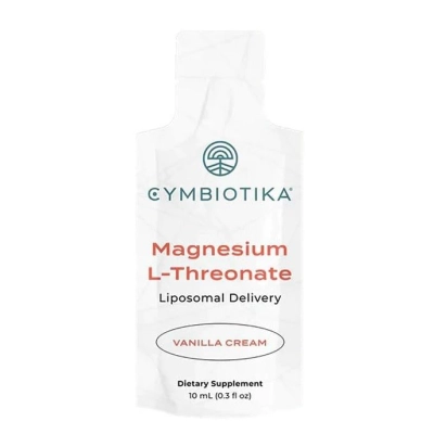 Magnésio L-Threonate, 30 Saches Sabor Creme de Baunilha, Cymbiotika 