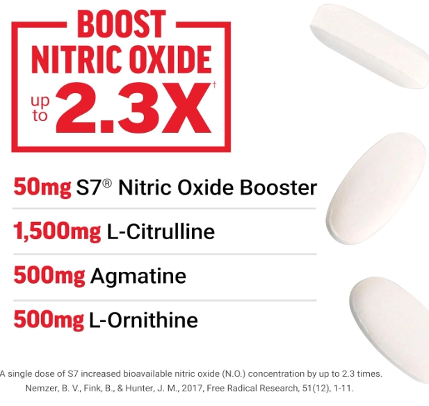  Score! Hardcore Nitric Oxide, Reforço de óxido nítrico para Homens, 120 Comprimidos, Force Factor