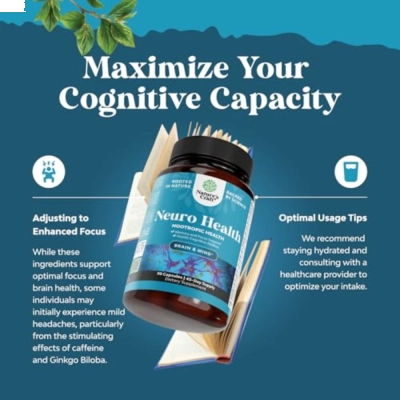 Neuro Health, 90 Cápsulas, Natures Craft