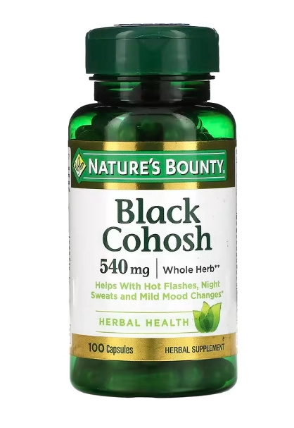 Black Cohosh, 540mg, 100 cápsulas, Nature's Bounty