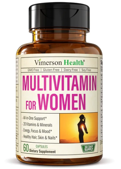 Multivitamínico para Mulheres,  60 Cápsulas, Vimerson Health