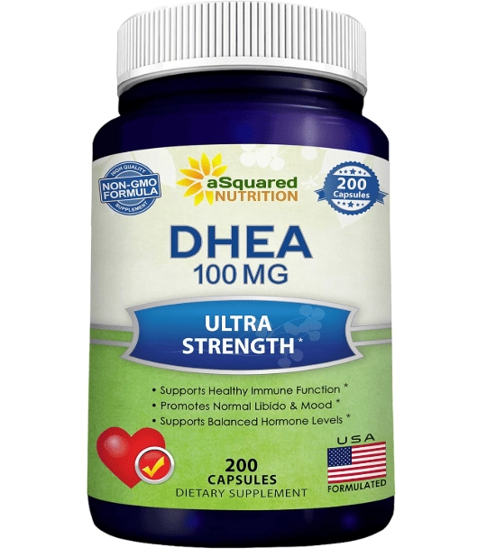 DHEA 100mg, 200 Cápsulas, aSquared Nutrition