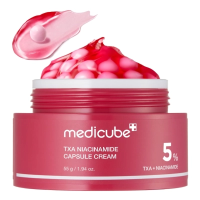 TXA +Creme de Cápsula de Niacinamida, Hidratante Ultimate Dual Radiance, 55g, Medicube 