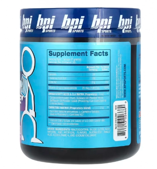 CLA + Carnitine, Snow Cone, 350g, BPI Sports
