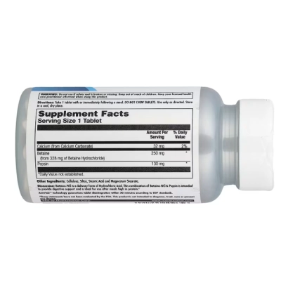 Betaina HCI+ 250mg, 100 Comprimidos, KAL