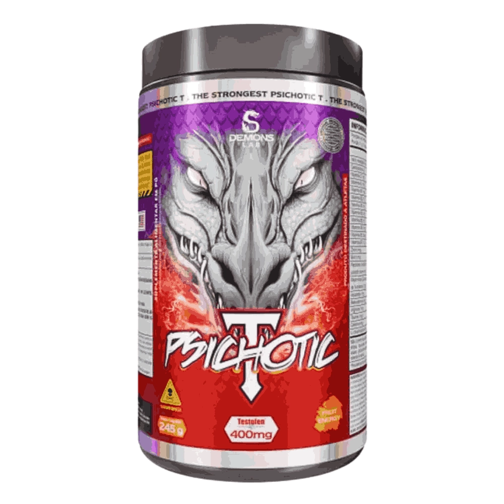 Pré Treino T Psichotic 245g, Sabor Fruit Energy - Demons Lab
