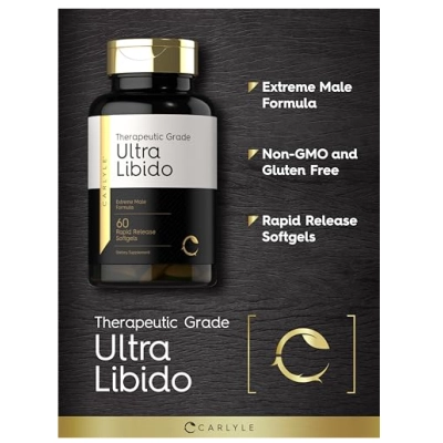 Ultra Libido, Fórmula para Homens, 60 Cápsulas, Carlyle