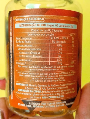 Óleo de semente de abobora, + Vitamina E 1000mg, 60 capsulas, Flora Nativa